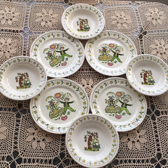 Poppytrail “Happy Times” by Metlox Service for 4 - Picture 4 of 8